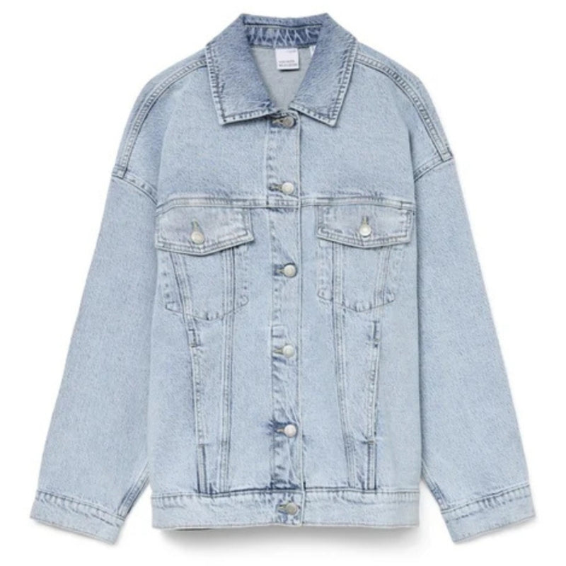 Vero Moda VERO MODA dam jacka VMTESSA Jacket Light Blue Denim Detail RA339