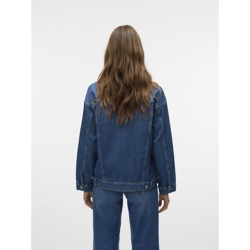 Vero Moda VERO MODA dam jacka VMTESSA Jacket Medium Blue Denim Detail RA380