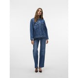 Vero Moda VERO MODA dam jacka VMTESSA Jacket Medium Blue Denim Detail RA380