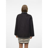 Vero Moda VERO MODA dam jakke VMLIVA Jacket Black WHITE DETAIL