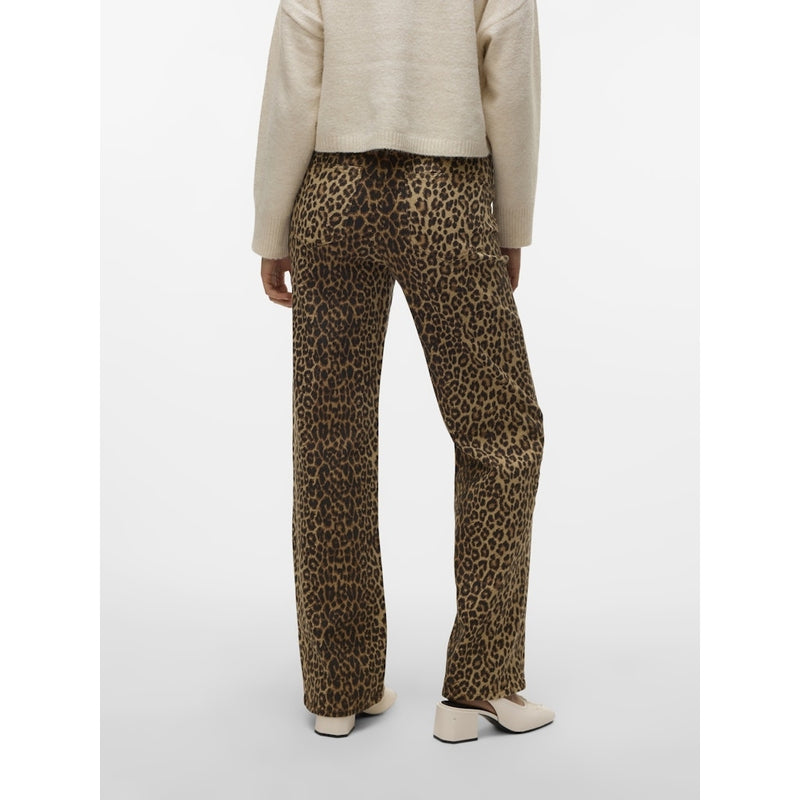 Vero Moda VERO MODA dam jeans VMTESSA Jeans Silver Mink LEOPARD
