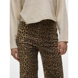 Vero Moda VERO MODA dam jeans VMTESSA Jeans Silver Mink LEOPARD