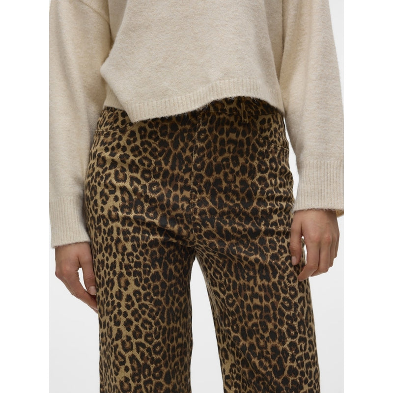 Vero Moda VERO MODA dam jeans VMTESSA Jeans Silver Mink LEOPARD