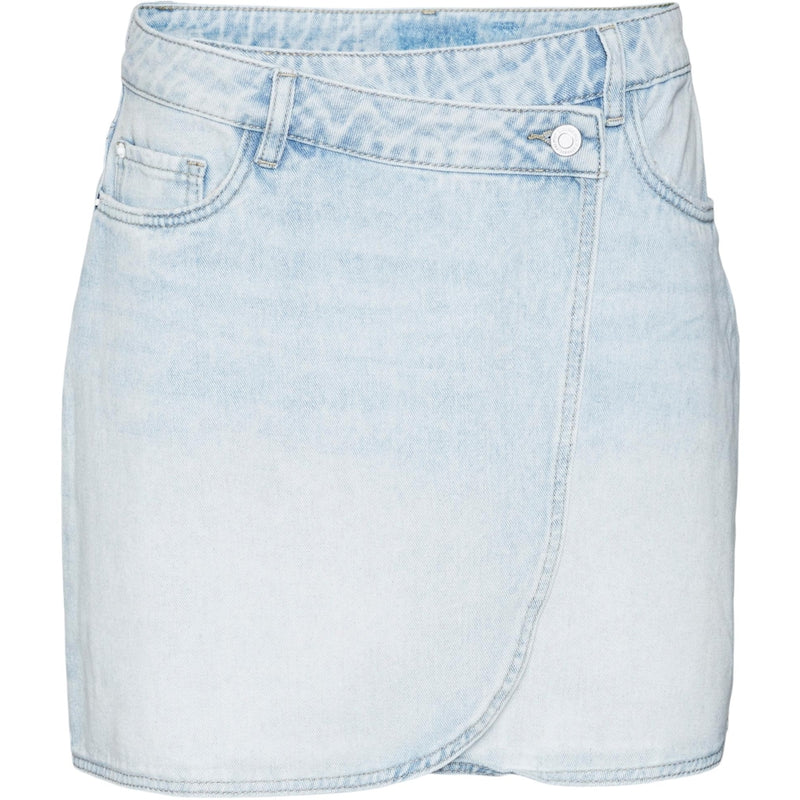 Vero Moda VERO MODA dam kjol VMBETTY Skirt Light Blue Denim