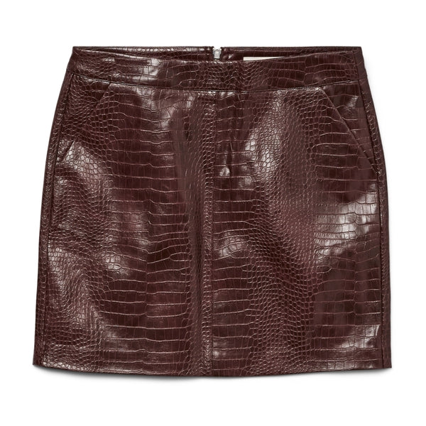 Vero Moda VERO MODA dam kjol VMCROCO Skirt Winetasting