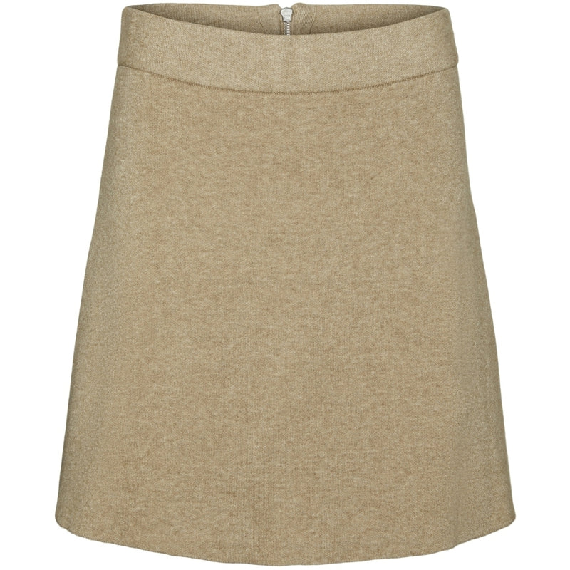 Vero Moda VERO MODA dam kjol VMGOLD Skirt Silver Mink W. MELANGE