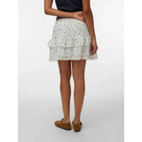 Vero Moda VERO MODA dam kjol VMTRINE Skirt Snow White Marguerite Blue Jasper