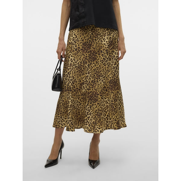 Vero Moda VERO MODA dam kjol VMWAKI Skirt Black Leo