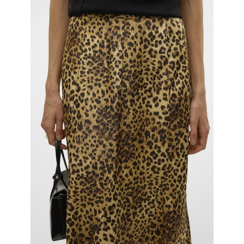 Vero Moda VERO MODA dam kjol VMWAKI Skirt Black Leo