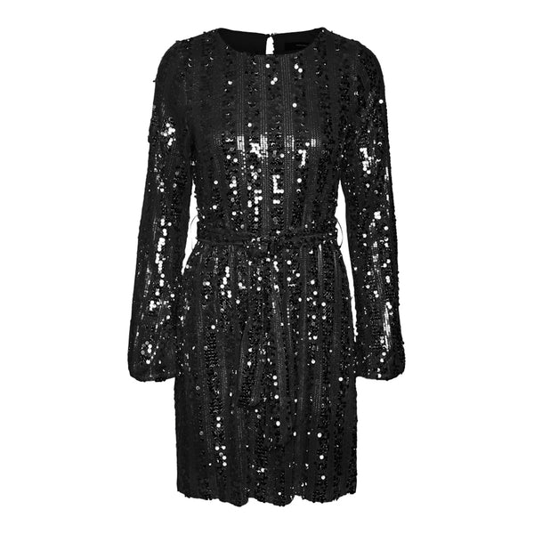 Vero Moda VERO MODA dam klänning VMEFA Dress Black Black sequins