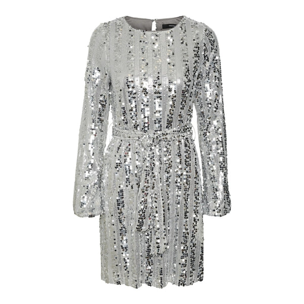 Vero Moda VERO MODA dam klänning VMEFA Dress Silver SEQUINS