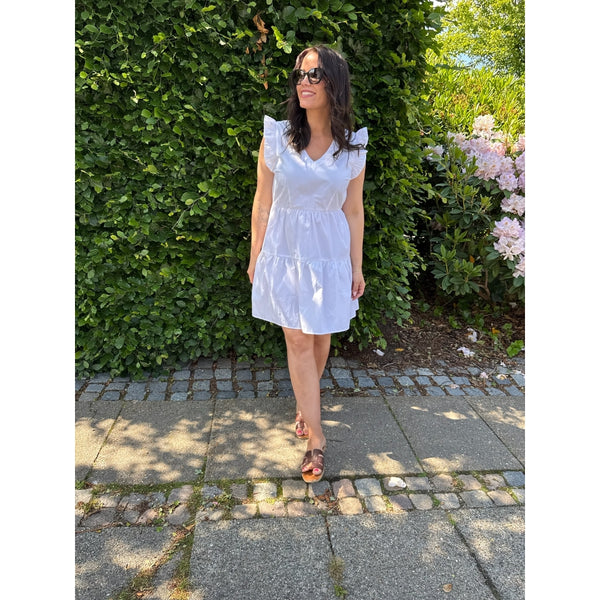 Vero Moda VERO MODA dam klänning VMFANNI Dress Bright White
