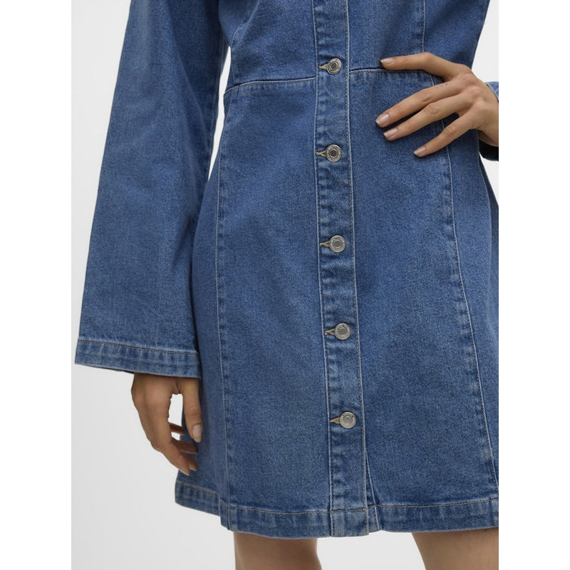 Vero Moda VERO MODA dam klänning VMHILJA Dress Medium blue denim