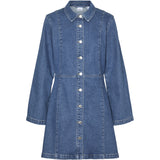 Vero Moda VERO MODA dam klänning VMHILJA Dress Medium blue denim