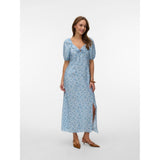 Vero Moda VERO MODA dam klänning VMJOSIE Dress Cashmere Blue - Blue molly