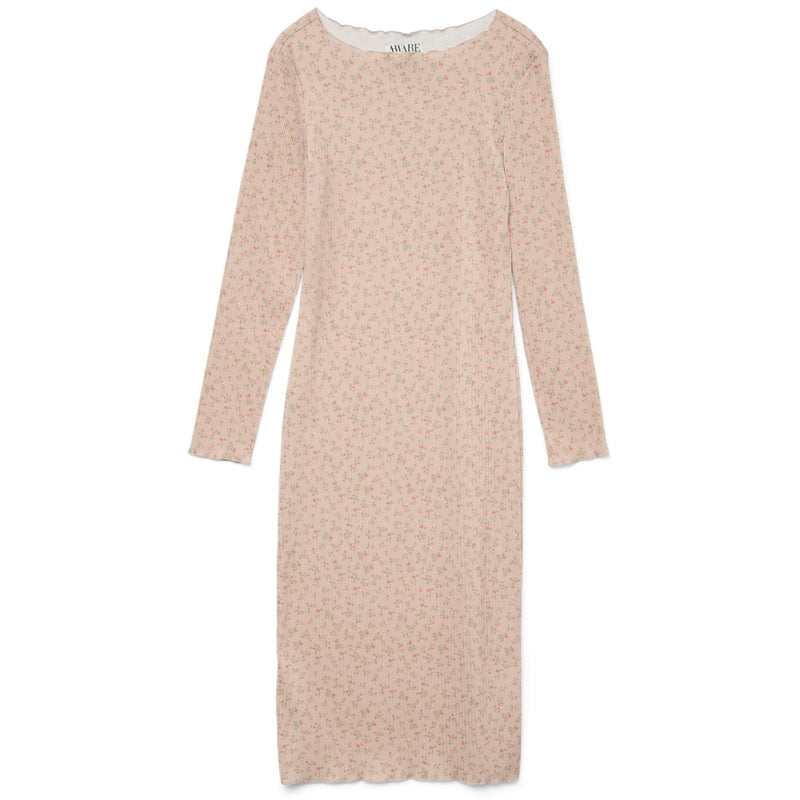 Vero Moda VERO MODA dam klänning VMJULIA Dress Evening Sand TEA ROSE