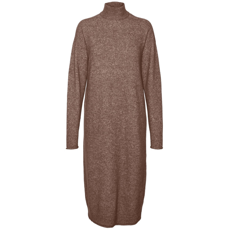 Vero Moda VERO MODA dam klänning VMKADEN Dress Brown Lentil MELANGE