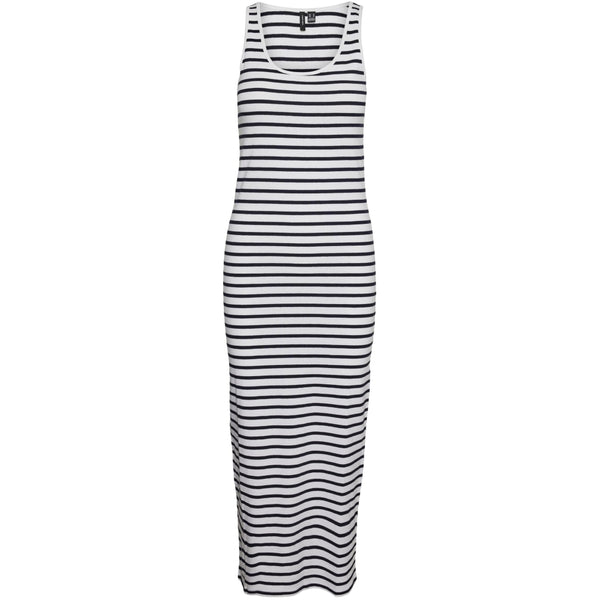 Vero Moda VERO MODA dam klänning VMMAXI Dress Bright White NIGHT SKY