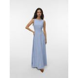Vero Moda VERO MODA dam klänning VMNORMA Dress Light Blue MELANGE