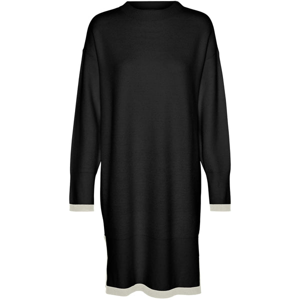 Vero Moda VERO MODA dam klänning VMSABA Dress Black W BIRCH CONTRAST