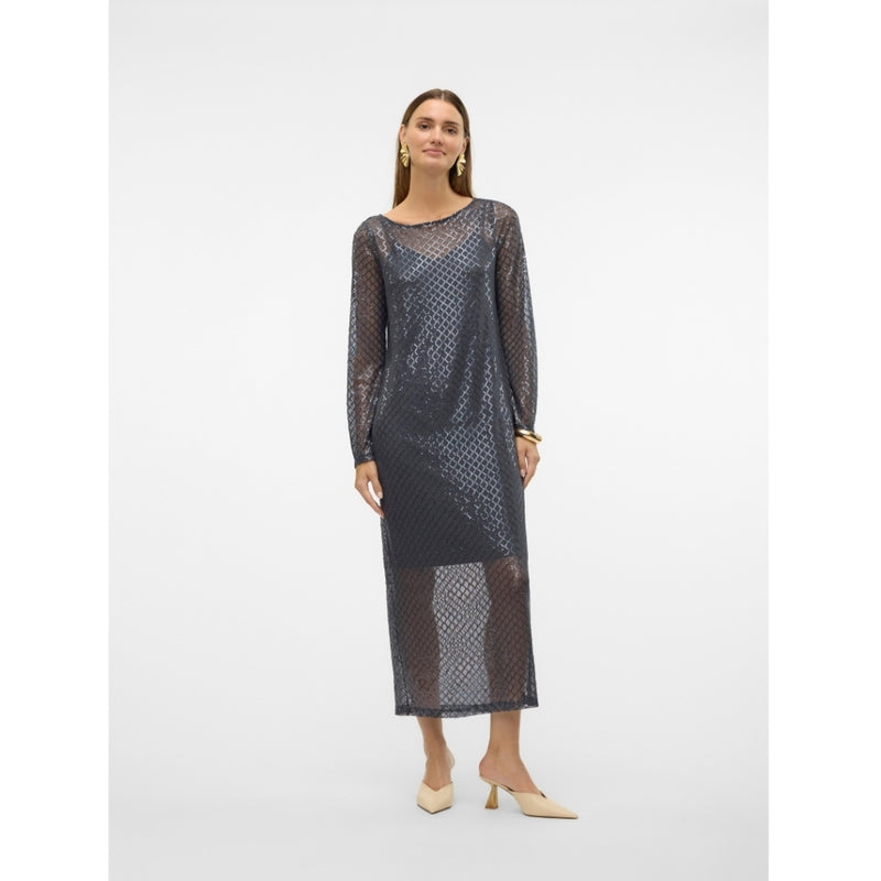 Vero Moda VERO MODA dam klänning VMSAFINA Dress Asphalt