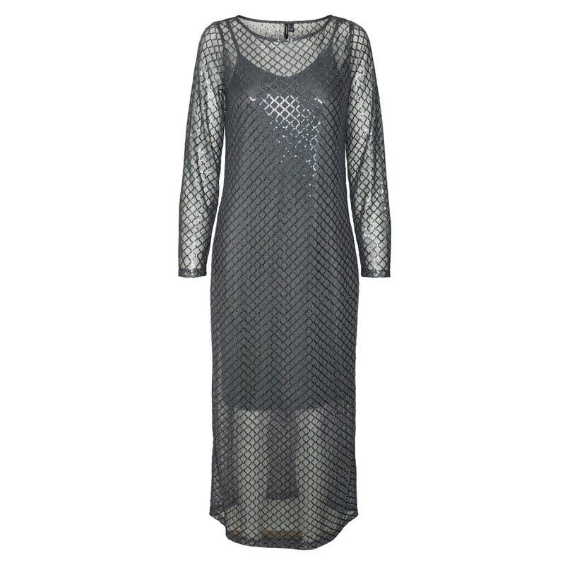 Vero Moda VERO MODA dam klänning VMSAFINA Dress Asphalt