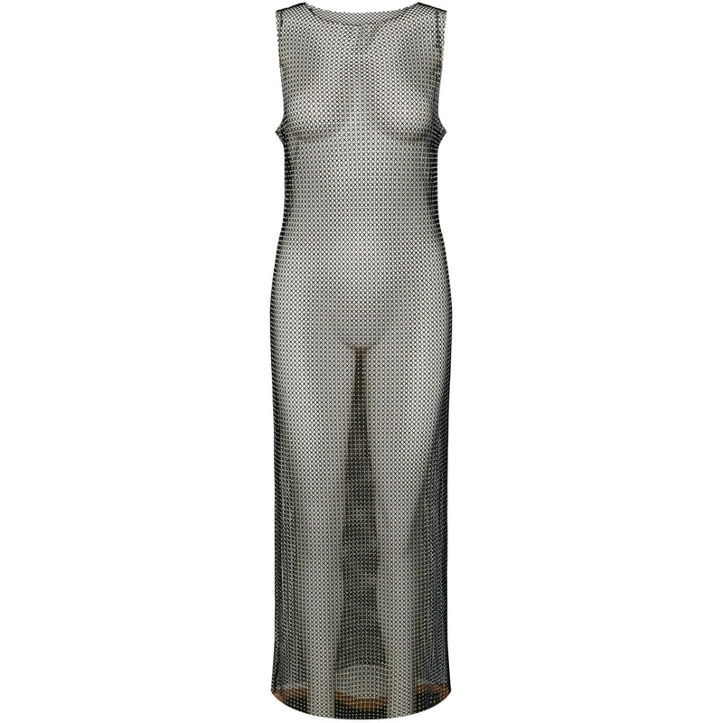 Vero Moda VERO MODA dam klänning VMSOPHI Dress Black MULTI COLOR STONES