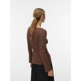 Vero Moda VERO MODA dam kofta VMWILLOW Cardigan Cocoa Brown