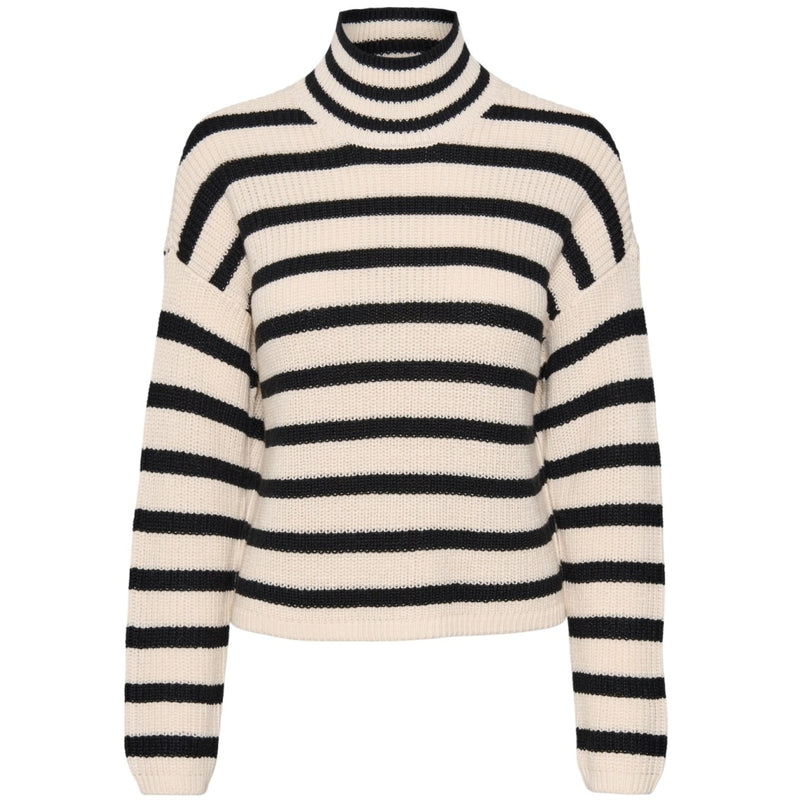 Vero Moda VERO MODA dam pullover VMFABULOUS Pullover Birch W. BLACK