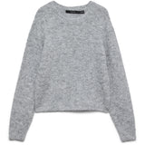 Vero Moda VERO MODA dam pullover VMNOVAH Pullover Medium grey melange