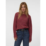 Vero Moda VERO MODA dam pullover VMNOVAH Pullover Windsor Wine MELANGE