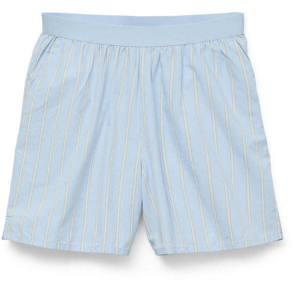 Vero Moda VERO MODA dam shorts VMCHARLOTTE Shorts Airy Blue Stripes Cloud dancer/twill