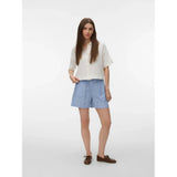 Vero Moda VERO MODA dam shorts VMLINN Shorts Cornflower Blue LIVA Navy Blazer