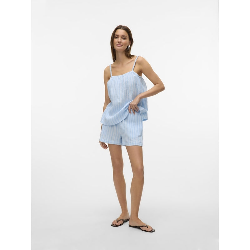 Vero Moda VERO MODA dam shorts VMNANNA Shorts Airy Blue Snow White