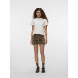 Vero Moda VERO MODA dam shorts VMTESS Restudsalg Silver Mink LEOPARD