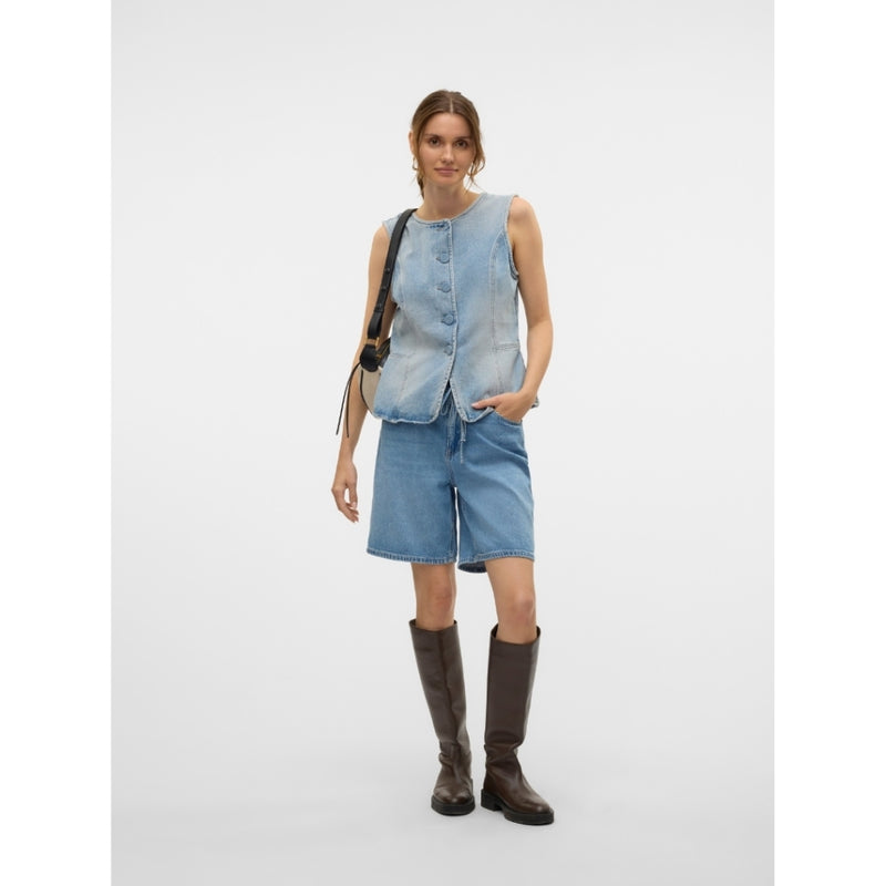 Vero Moda VERO MODA dam shorts VMVILLA Shorts Light Blue Denim