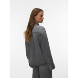 Vero Moda VERO MODA dam skjorta AWLUCEA Shirt Medium Grey Denim