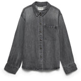 Vero Moda VERO MODA dam skjorta AWLUCEA Shirt Medium Grey Denim