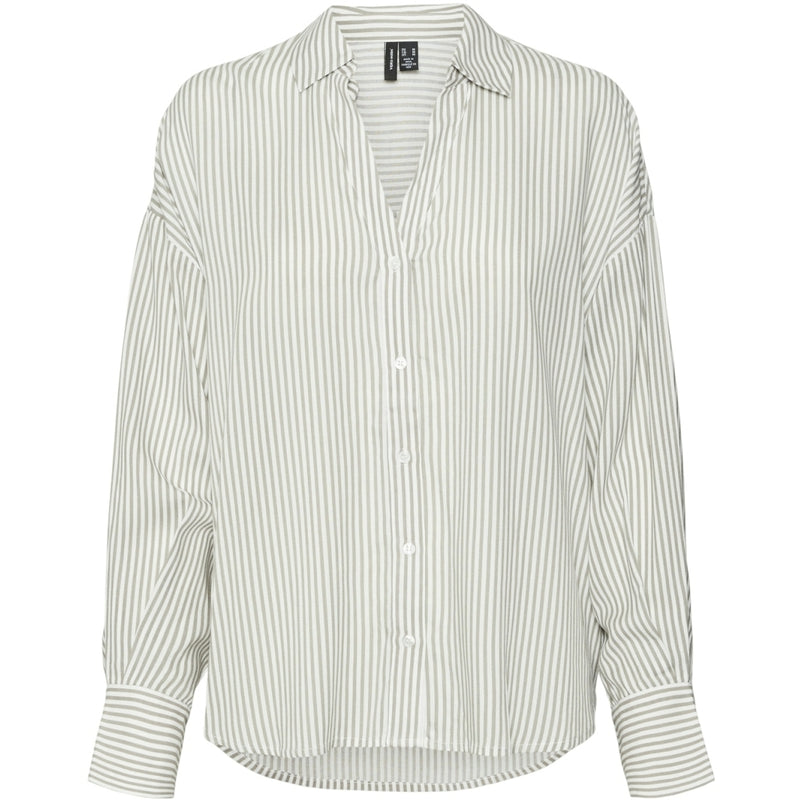 Vero Moda VERO MODA dam skjorta VMBUMPY Shirt Snow White Moon rock