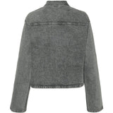Vero Moda VERO MODA dam skjorta VMELLAS Shirt Light Grey Denim STUDS