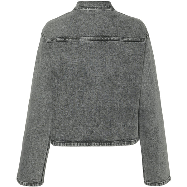Vero Moda VERO MODA dam skjorta VMELLAS Shirt Light Grey Denim STUDS