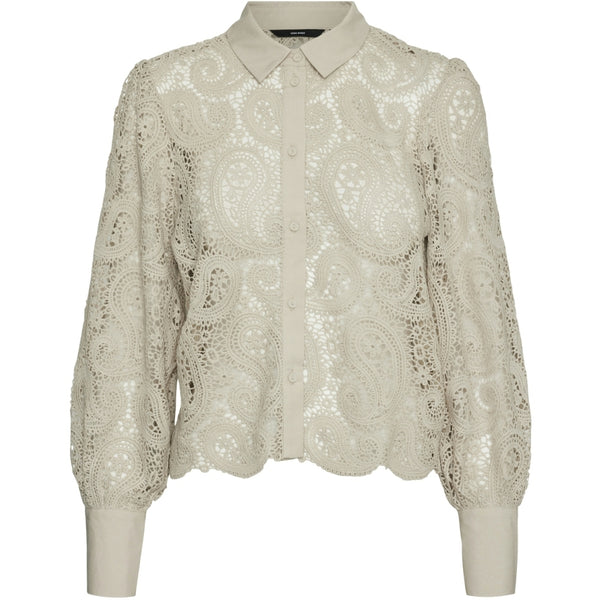 Vero Moda VERO MODA dam skjorta VMHIBO Shirt Silver Lining