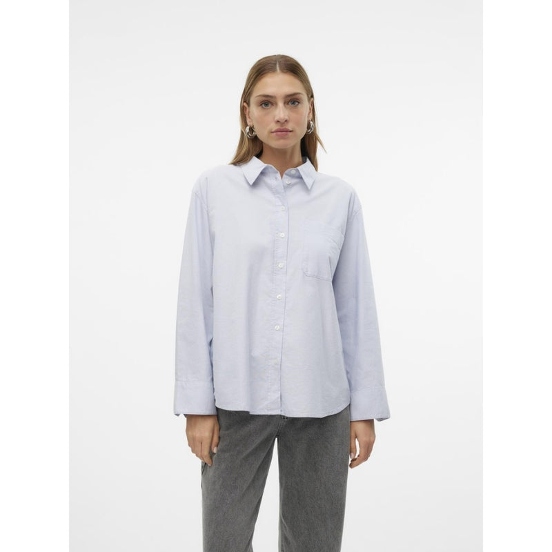 Vero Moda VERO MODA dam skjorta VMIDA Shirt Light blue