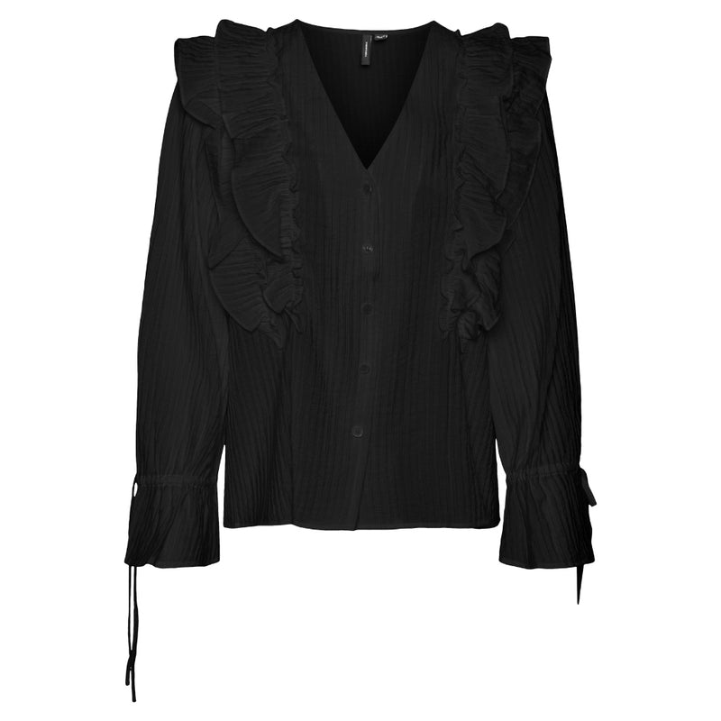 Vero Moda VERO MODA dam skjorta VMKAUSA Shirt Black