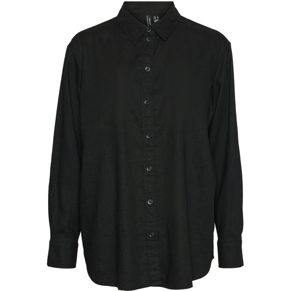 Vero Moda VERO MODA dam skjorta VMLINN Shirt Black