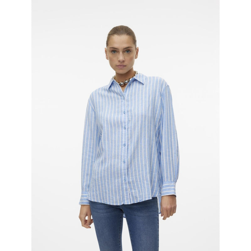 Vero Moda VERO MODA dam skjorta VMLINN Shirt Marina Olga