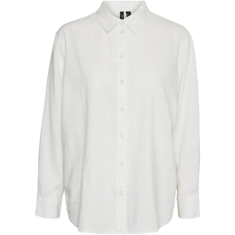 Vero Moda VERO MODA dam skjorta VMLINN Shirt Snow white