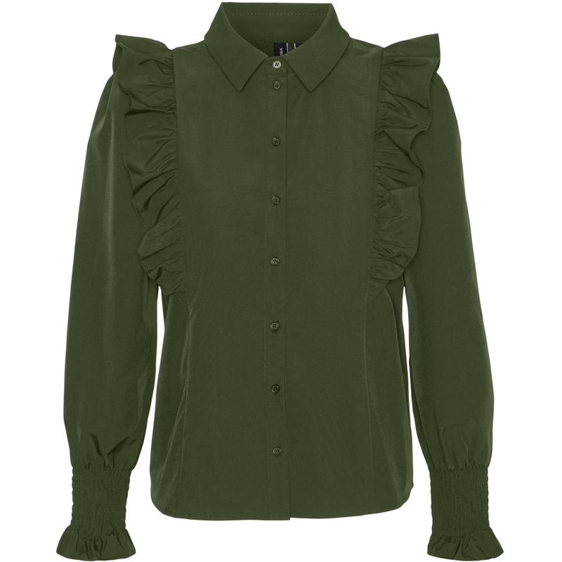 Vero Moda VERO MODA dam skjorta VMMELLA Shirt Rifle Green