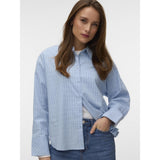 Vero Moda VERO MODA dam skjorta VMMONDAY Shirt Cashmere Blue Jima