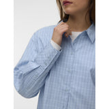 Vero Moda VERO MODA dam skjorta VMMONDAY Shirt Cashmere Blue Jima